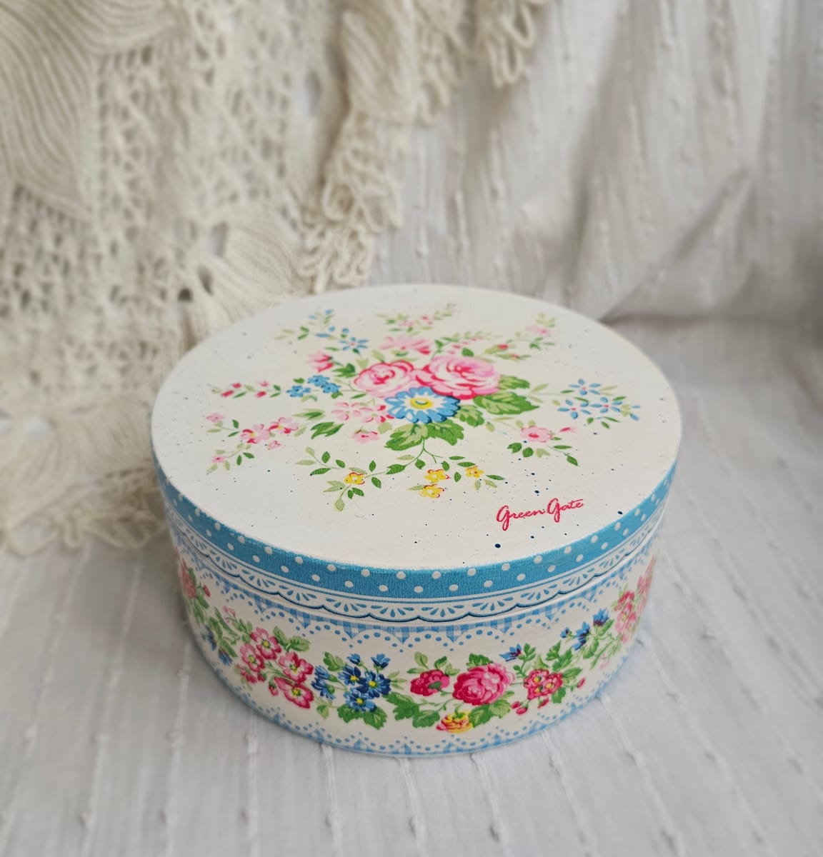 Шкатулка greengate Полквые цветы