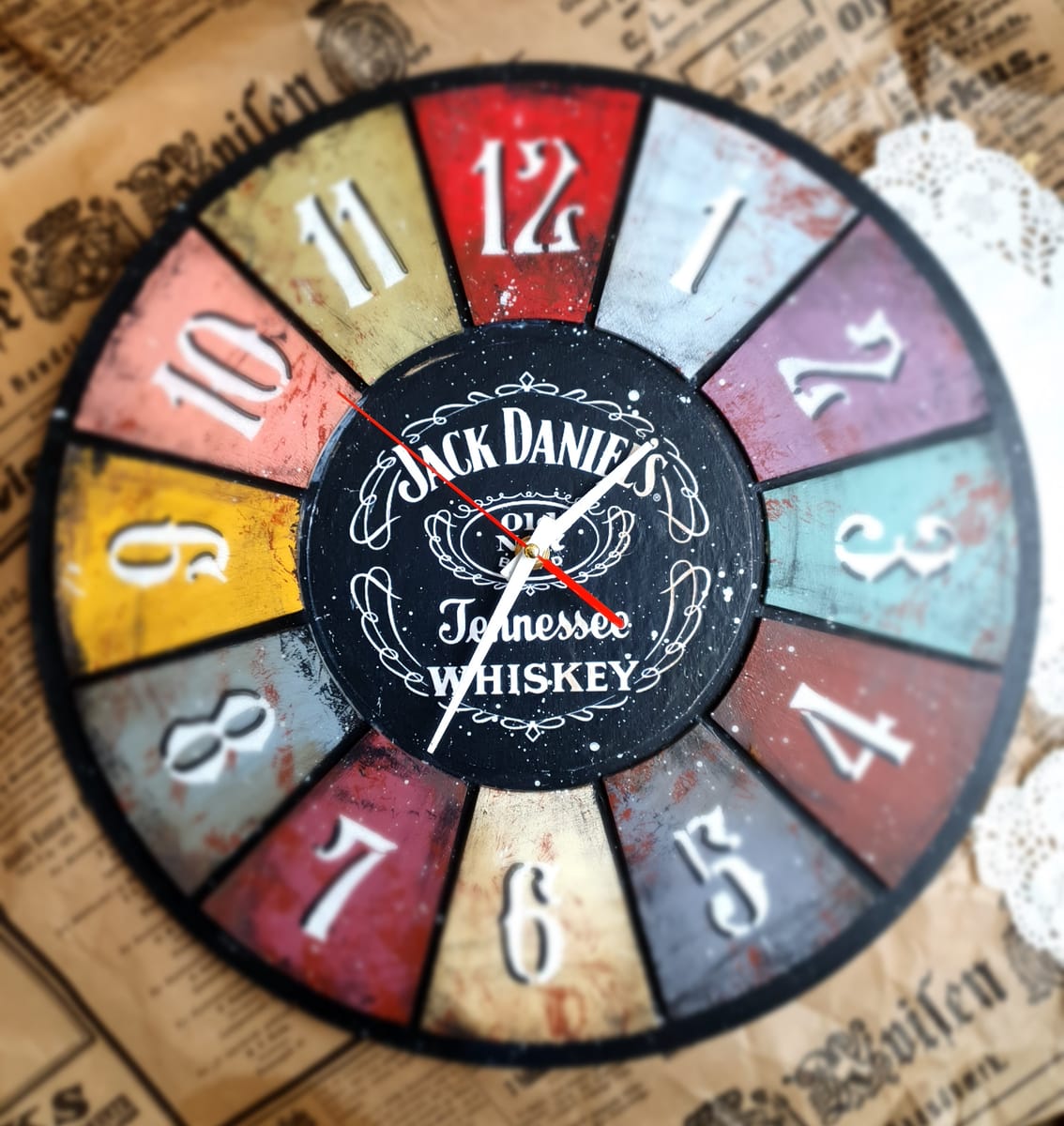 Часы кантри Jack Daniel's 