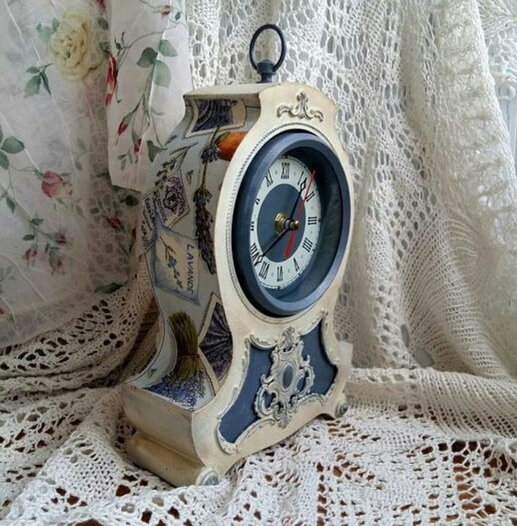 Каминные часы Лаванда 